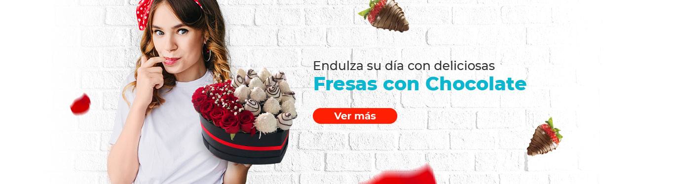 Fresas con chocolate en Cali