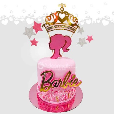 Torta Con Temática De Barbie A Domicilio En Cali Pedido Con 2 Días De Anticipación 