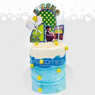 Torta Tennis Cumpleaños a Domicilio Cali Para 20 Personas Pedido Con 4 Días De Anticipación 