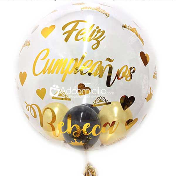 Globos personalizados a domicilio en Cali Burbuja personalizada Pedido con 2 días anticipados 