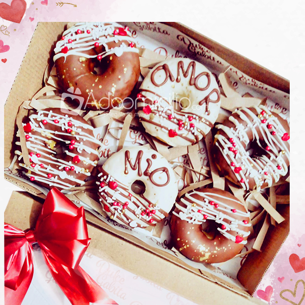 Caja De Donas Dulces Amor Y Amistad A Domicilio En Cali