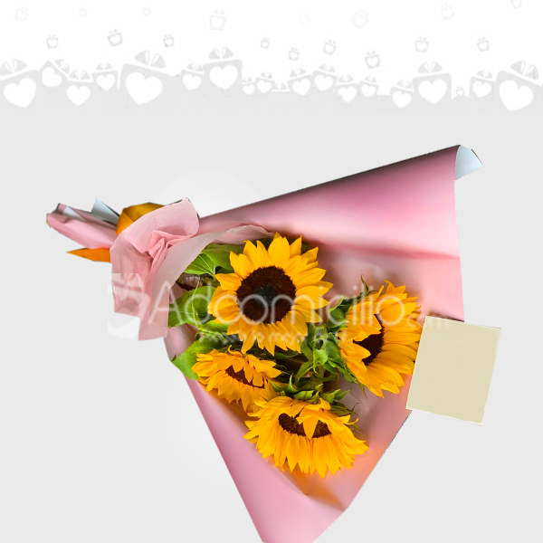 Bouquet Con Girasoles Para Mujer A Domicilio En Armenia 